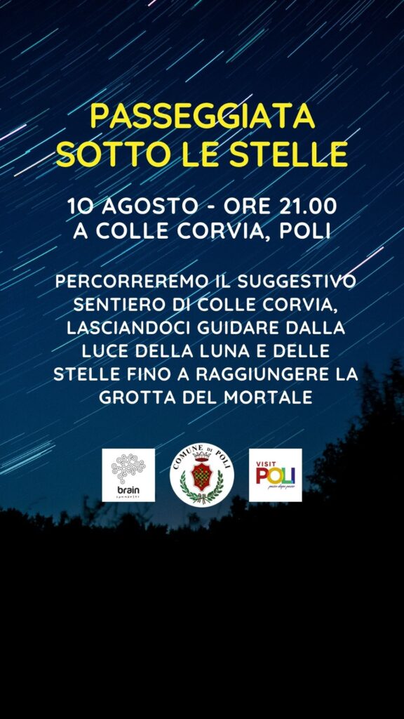 passeggiata sotto le stelle
